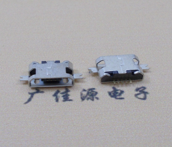 德州MICRO USB B型口 两脚SMT沉板0.7/1.0/1.6直边