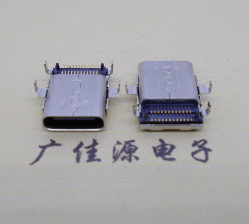 德州沉板usb 3.1 type-c24p母座双排贴板L=12.8mm