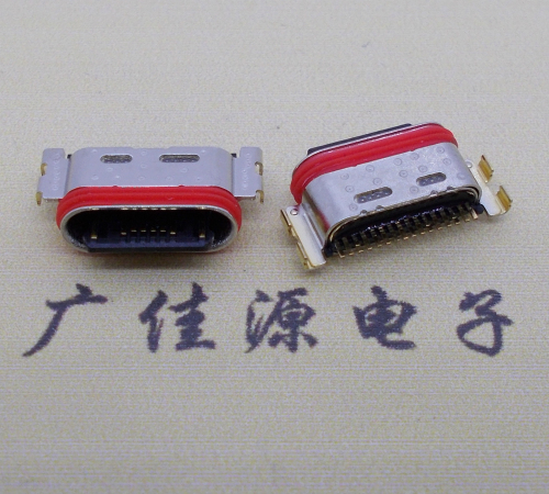 德州防水沉板usb type-c16p母座连接器