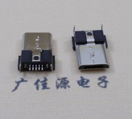 德州micro usb 5pin公头反向贴板引脚定义