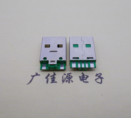 德州usb5a公头.5p焊线带ic.大电流oppo闪充