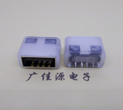 直插德州usb2.0防水母座