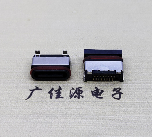 德州TYPE-C16P立贴防水母座接口.6.5/6.8设计尺寸规范