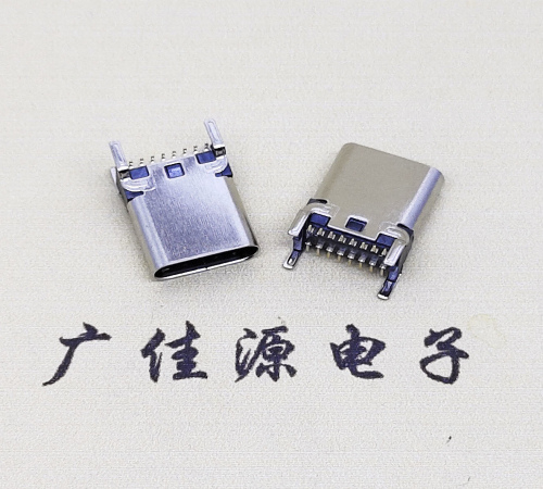 德州USB 3.1TYPE-C16Pin立贴母头座子引脚接线正负级详解
